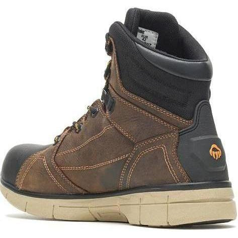 Wolverine Men's Rigger EPX  6" Safety Toe WP Wedge Work Boot Brown - W10797  - Overlook Boots