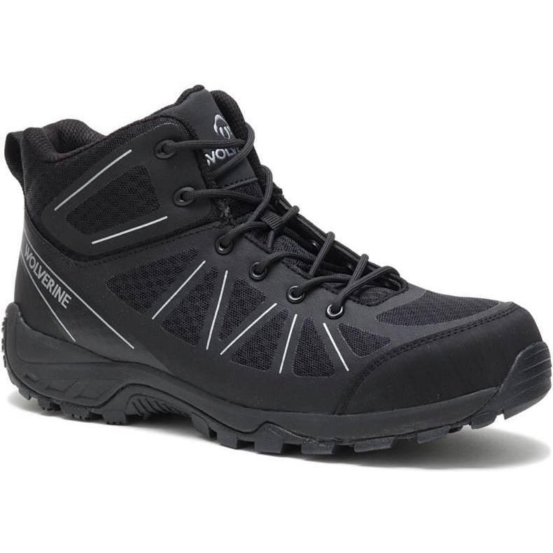 Wolverine Men's Amherst Composite Toe Work Boot - Black - W201150 7 / Medium / Black - Overlook Boots