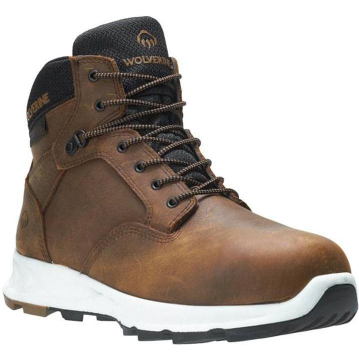 Wolverine Men's Shiftplus Work LX Alloy Toe WP Wedge Work Boot Brown W201156 7 / Medium / Brown - Overlook Boots