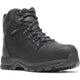 Wolverine Men's Grayson Mid Steel Toe Waterproof Work Boot - Black - W211042 7.0 / Medium / Black - Overlook Boots