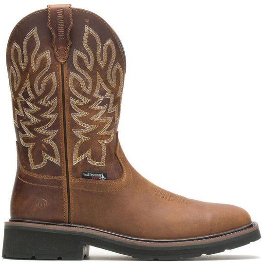 Wolverine Men's Rancher Steel Toe Waterproof Western Work Boot - W211114 - Overlook Boots