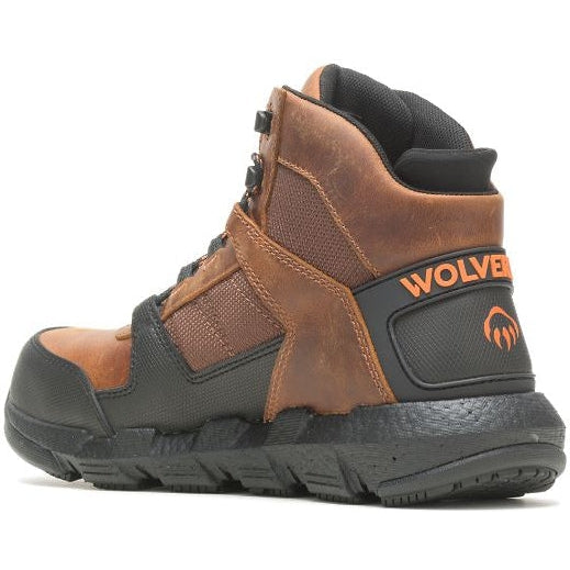 Wolverine Men's Rev Vent Durashocks CT CarbonMax Work Boot - Tobacco - W221034  - Overlook Boots