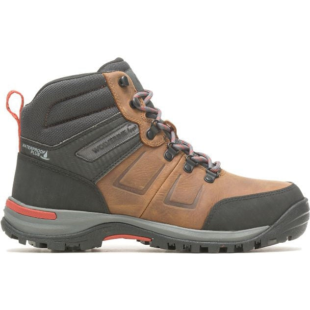 Wolverine Men's Chisel 6" Steel Toe WP Slip Resistant Work Boot -Penny- W231044 7 / Medium / Brown - Overlook Boots