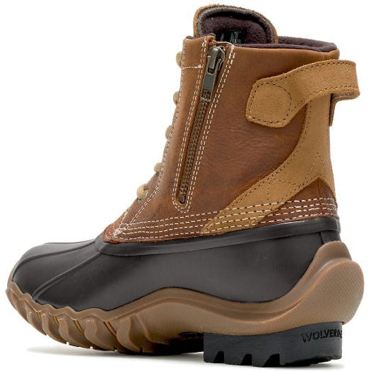 Wolverine Women's Torrent Waterproof Duck Boot - Cognac- W880227  - Overlook Boots
