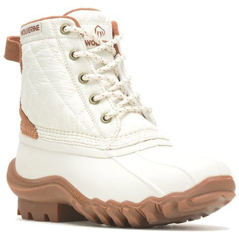 Wolverine Women's Torrent Quilted Rain And Snow Duck Boot - Ivory W880342  - Overlook Boots