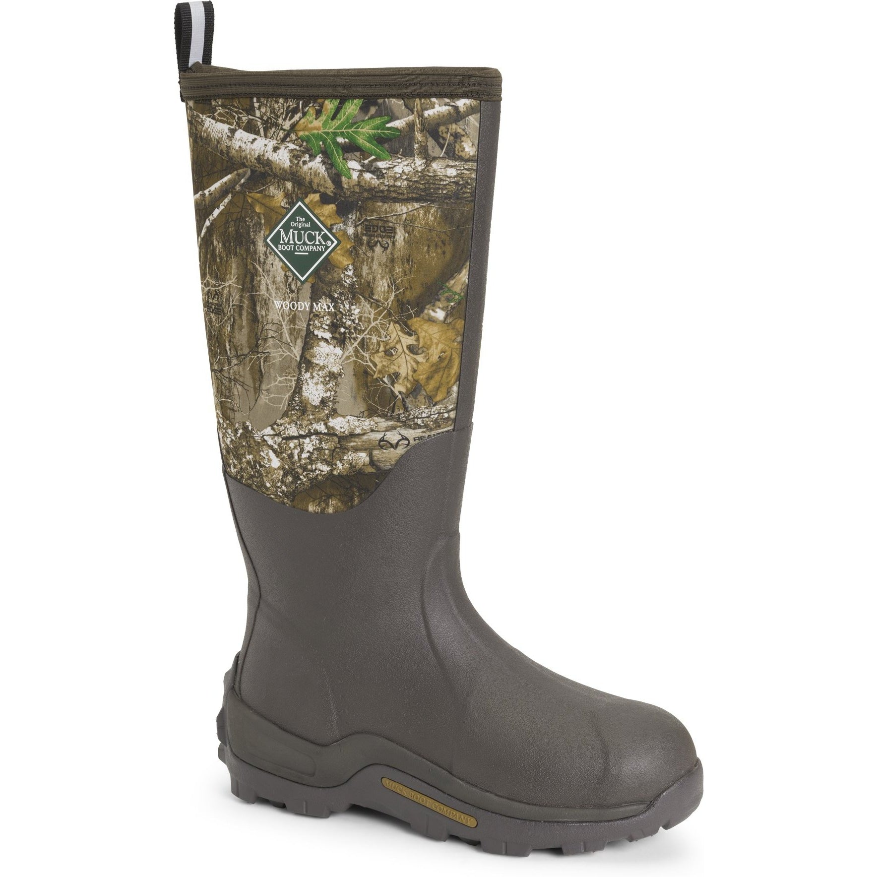 Muck Men's Woody Max WP Rubber Hunt Boot - Brown/Realtree Edge - WDM-RTE 7 / Realtree Edge / Medium - Overlook Boots