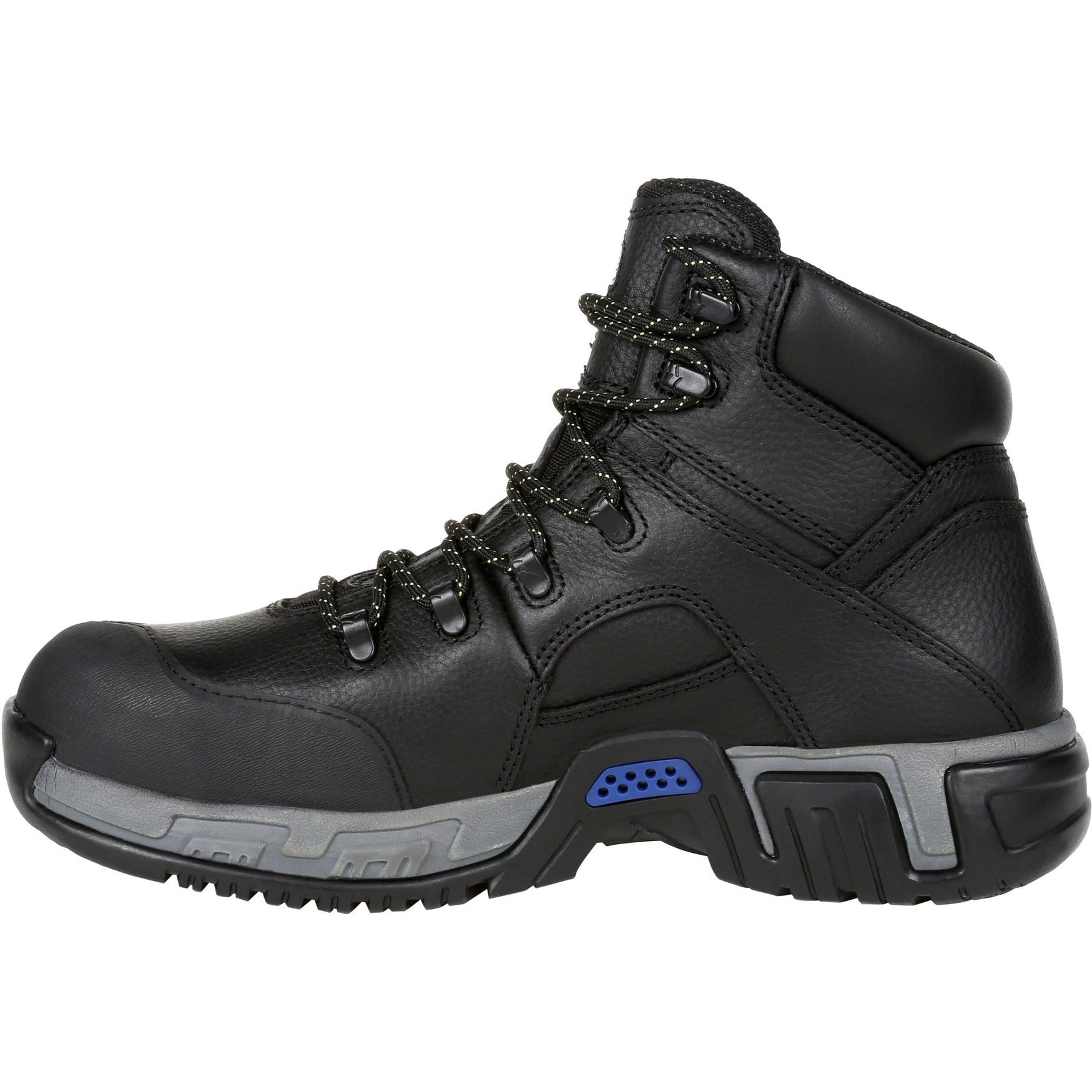 Michelin Men's HydroEdge 6" Steel Toe WP PR Work Boot - Black - XHY866  - Overlook Boots