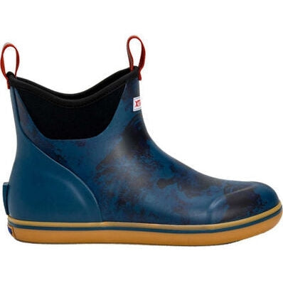 Xtratuf Men's Ankle Waterproof Slip Resistant Deck Boot -Blue- XMAB2RW 7 / Blue / Medium - Overlook Boots