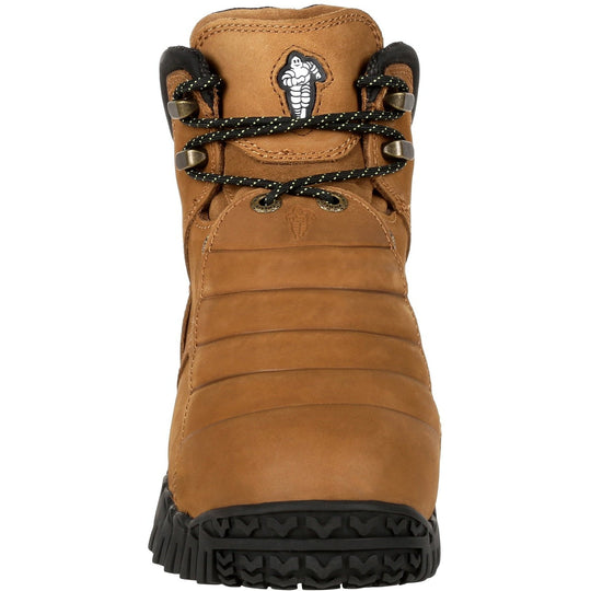 Michelin Men's Sledge Steel Toe Metguard Work Boot - Brown - XPX761  - Overlook Boots