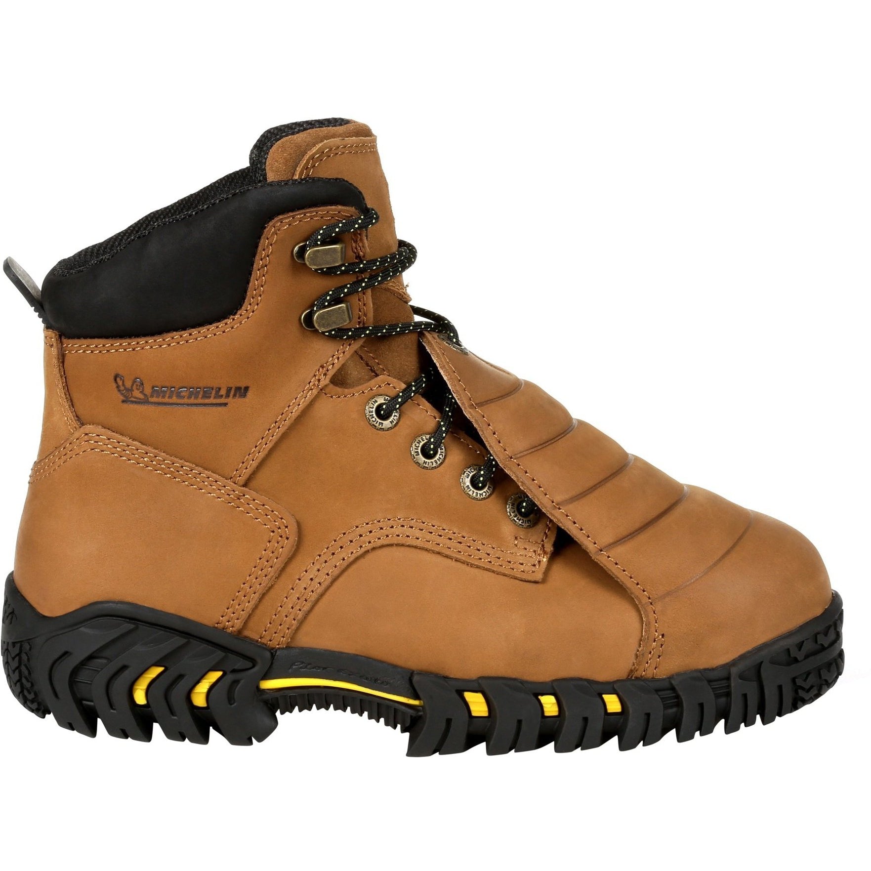 Michelin Men's Sledge Steel Toe Metguard Work Boot - Brown - XPX761  - Overlook Boots