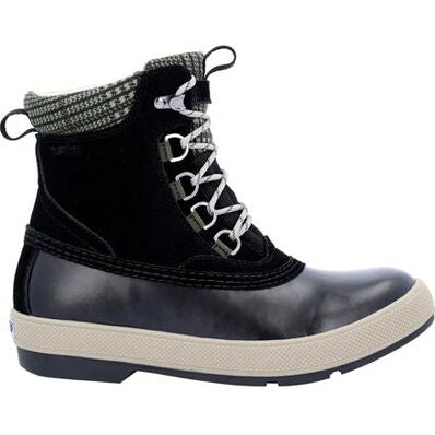 Xtratuf Women's Legacy Lte WP Slip Resist Lace Work Boot -Black- XWLT000 5 / Medium / Black - Overlook Boots