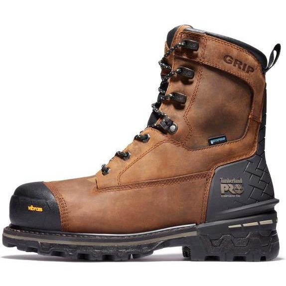 Timberland Pro Men's Boondock HD 8" Comp Toe WP Work Boot- TB0A29TG214  - Overlook Boots