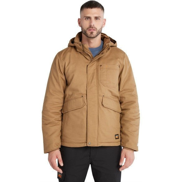 Timberland Pro Men's Ironhide 100G Insulated Hooded Jacket -Wheat- TB0A237TD02  - Overlook Boots