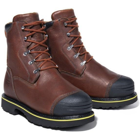 Timberland Pro Men's Bannack 9" Alloy Toe Metguard Work Boot - TB0A27MG214 7 / Medium / Earth - Overlook Boots