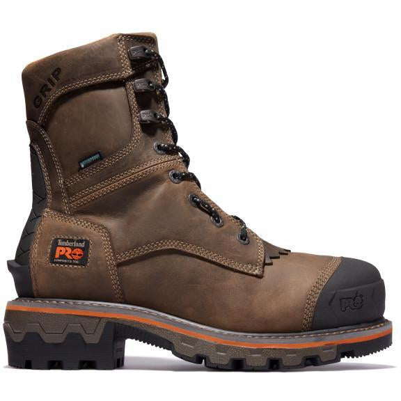 Timberland Pro Men's Boondock Heavy Duty Non-Metallic Toe Logger Composite Toe Waterproof Work Boot- TB0A29G9214 - Overlook Boots