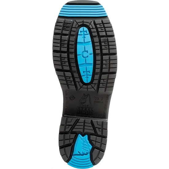 Steel Blue Men's Blue Heeler Steel Toe Waterproof Western Work Boot