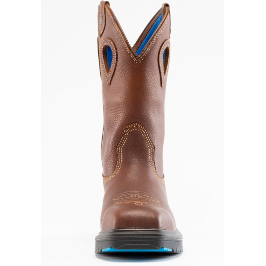 Blue steel toe boots online