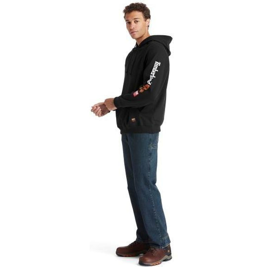 Timberland Pro Men's FR HH Pullover Work Hoodie - Black - TB0A1VAJ001  - Overlook Boots