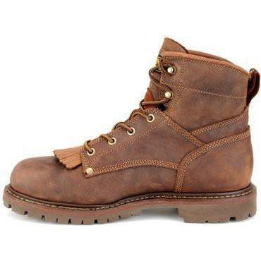 Carolina Men's 28 Series 6” WP Grizzly Work Boot - Brown - CA7028  - Overlook Boots