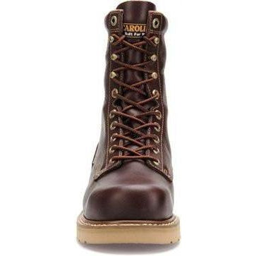Carolina Men's Amp Hi 8" Broad Toe Wedge Work Boot - Dark Oak - CA8049  - Overlook Boots