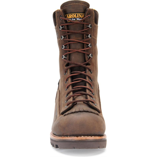 Carolina Men's Birch 8" Composite Toe Waterproof Logger Work Boot - Brown - CA7522 - Overlook Boots