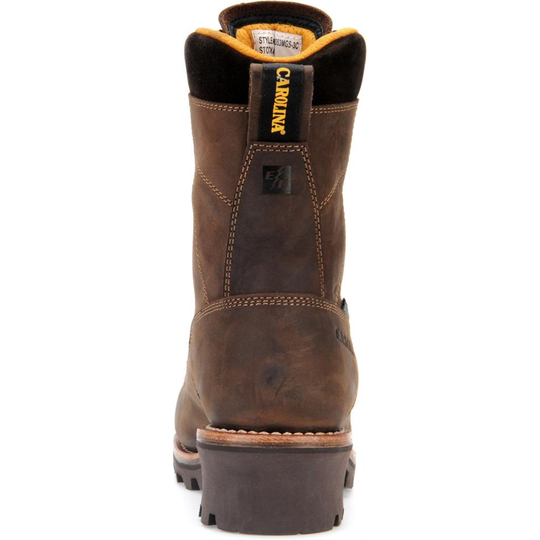 Carolina Men's Birch 8" Waterproof Logger Work Boot - Brown - CA7022  - Overlook Boots