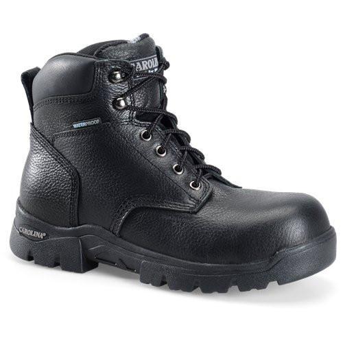 Carolina Men's Circuit 6" Composite Toe Waterproof Hiker Work Boot -Black - CA3537 8.0 / Medium / Black - Overlook Boots