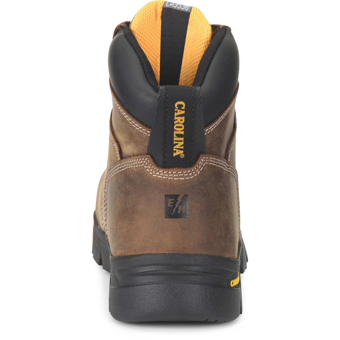 Carolina Men's Circuit 6" Comp Toe WP Hiker Work Boot - Brown - CA3536  - Overlook Boots