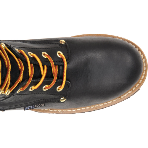 Carolina Men's Elm 8" Waterproof Logger Work Boot - Black - CA8823  - Overlook Boots
