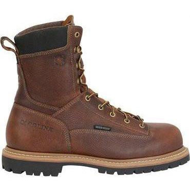 Carolina Men's Grind 8" WP Comp Toe Work Boot - Brown - CA5529  - Overlook Boots