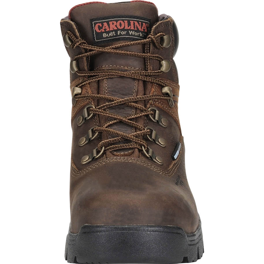 Carolina Men's Hook 6" Comp Toe WP Hiker Work Boot - Brown - CA5537  - Overlook Boots