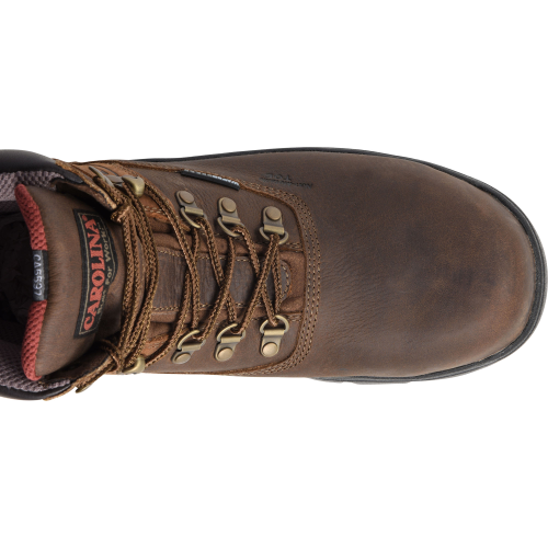 Carolina Men's Hook 6" Composite Toe Waterproof Hiker Work Boot - Brown - CA5537 - Overlook Boots