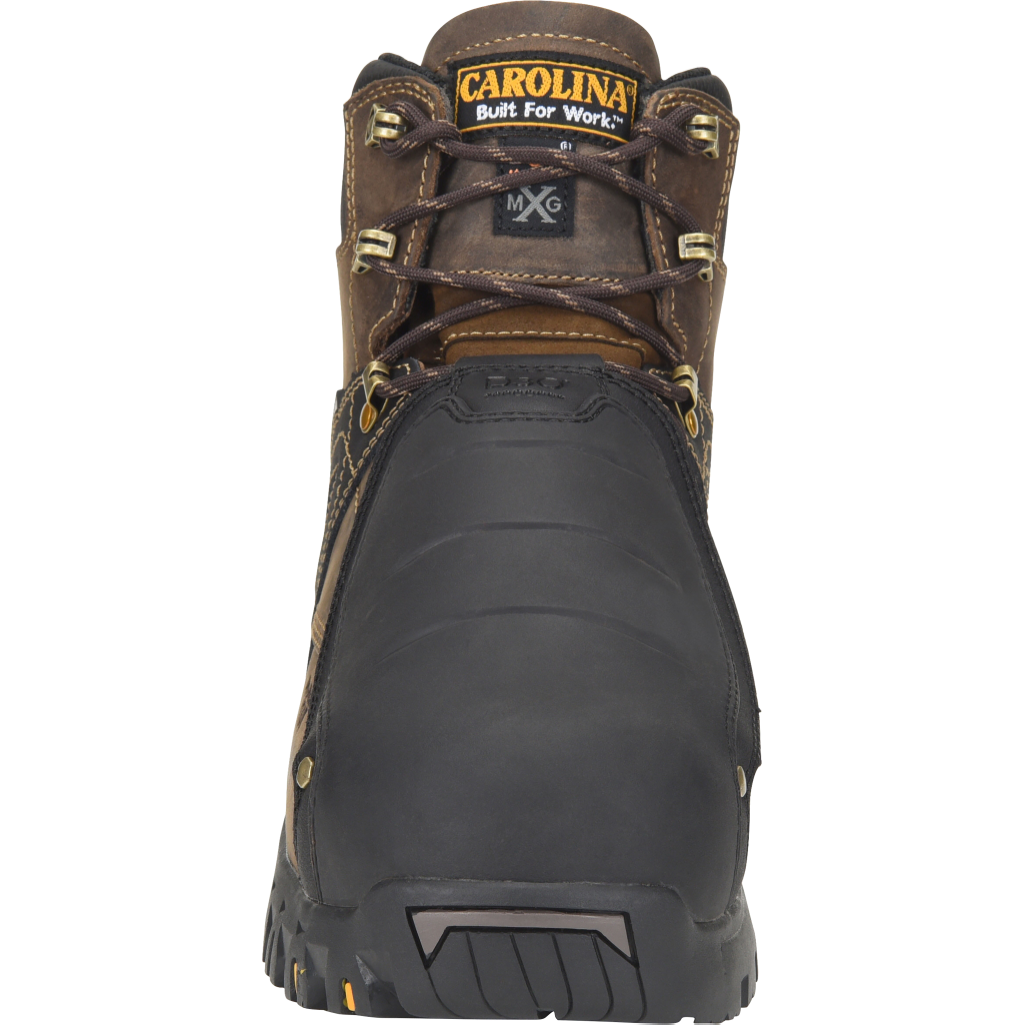 Carolina Men’s Miter 6” Comp Toe WP Metguard Work Boot Brown - CA5586  - Overlook Boots