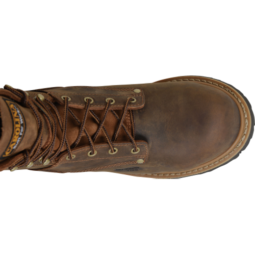 Carolina Men's Poplar 8" Logger Composite Toe Work Boot - Brown - CA9853 - Overlook Boots
