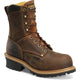 Carolina Men's Poplar 8" Logger Composite Toe Work Boot - Brown - CA9853 - Overlook Boots