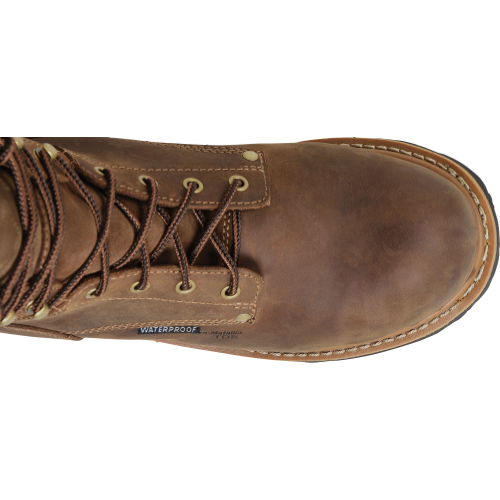 Carolina Men's Poplar 8" Waterproof Composite Toe Logger Work Boot Brown - CA9852 - Overlook Boots