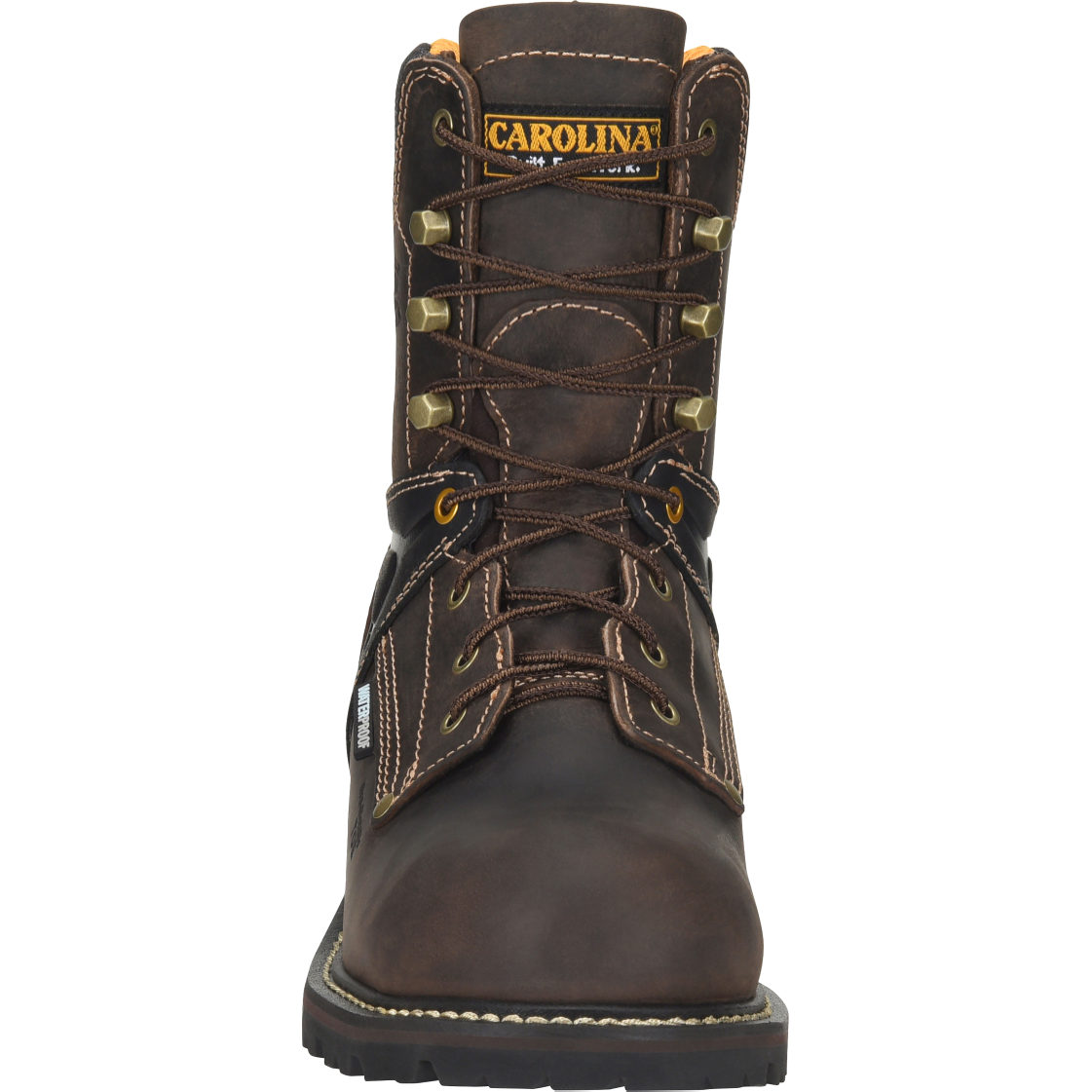 Carolina Men's Timber 8" Comp Toe WP Logger Work Boot - Brown - CA6921  - Overlook Boots