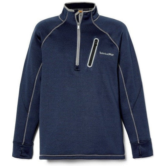 Timberland Pro Men's Reaxion 1/4 Athletic Fleece Jacket -Navy- TB0A55RV440  - Overlook Boots