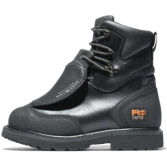 Timberland PRO Men's 8" Stl Toe WP Ext Metguard Work Boot TB053530001  - Overlook Boots