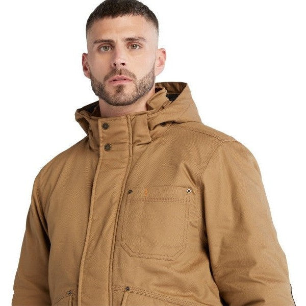 Timberland Pro Men's Ironhide 100G Insulated Hooded Jacket -Wheat- TB0A237TD02  - Overlook Boots