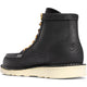 Danner Men's Bull Run USA Made  6" Moc Steel Toe Wedge Work Boot Black 15569  - Overlook Boots