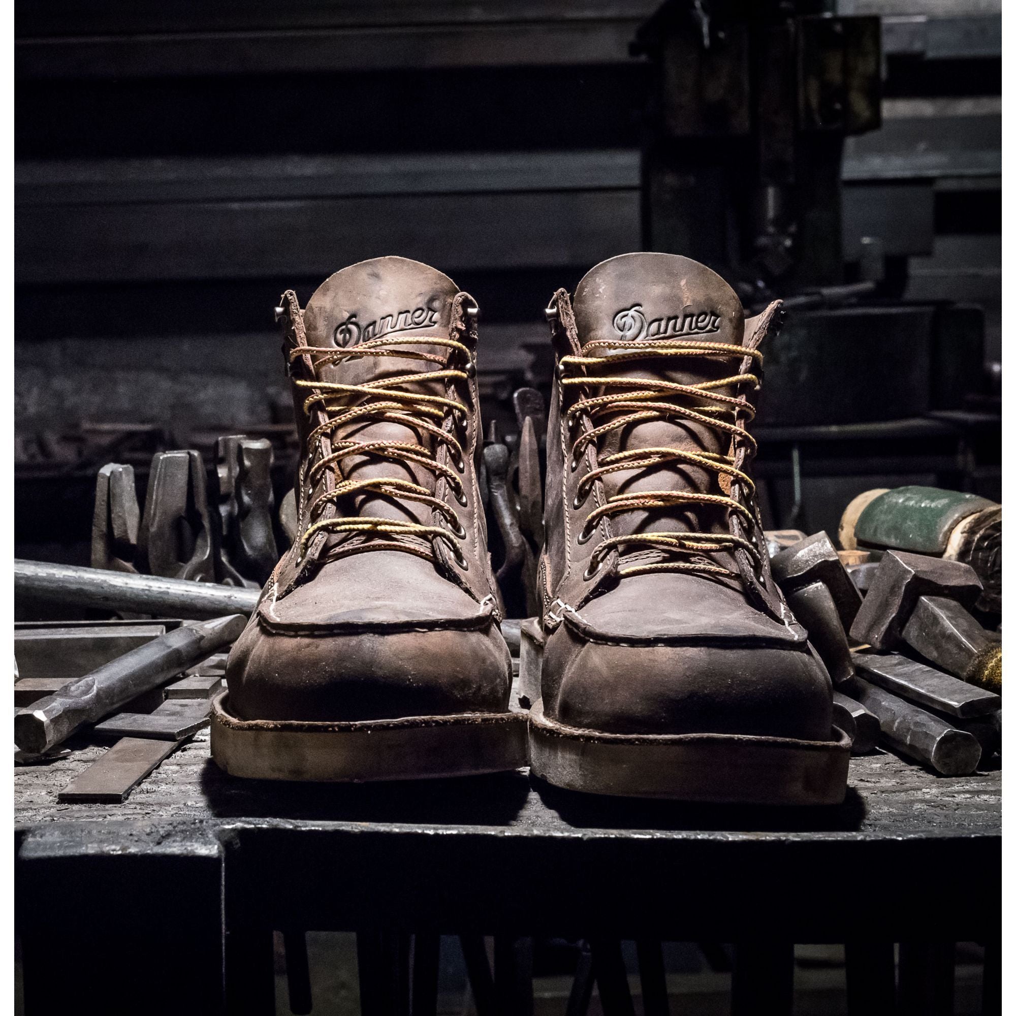 Danner Bull Run Steel Toe Moc Work Boots USA Made 6