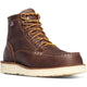 Danner Men's Bull Run USA Made 6" Moc Toe Wedge Work Boot - Brown - 15563 7.0 / Medium / Brown - Overlook Boots