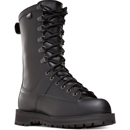Danner Men's Fort Lewis USA Made 10" Ins Waterproof Duty Boot - Black - 69110 7.0 / Medium / Black - Overlook Boots