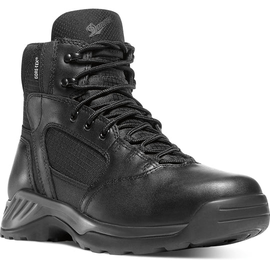 Danner Men's Kinetic 6" Side Zipper Waterproof Duty Boot - Black - 28017 7.0 / Medium / Black - Overlook Boots