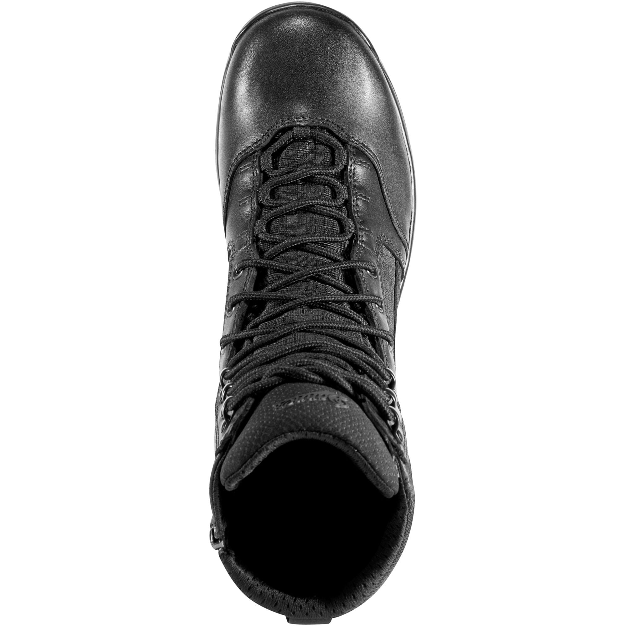 Danner Men's Kinetic 8" Side Zipper Waterproof Duty Boot - Black - 28012 - Overlook Boots