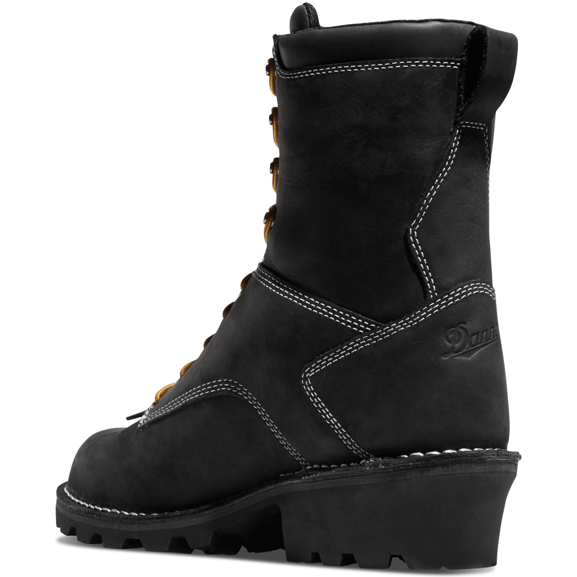 Danner Men's Logger Soft Toe WP Work Boot - Black - 15431  - Overlook Boots