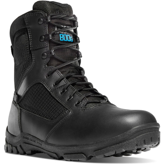 Danner Men's Lookout 8" Insulated Waterproof Duty Boot - Black - 23827 6.0 / Medium / Black - Overlook Boots