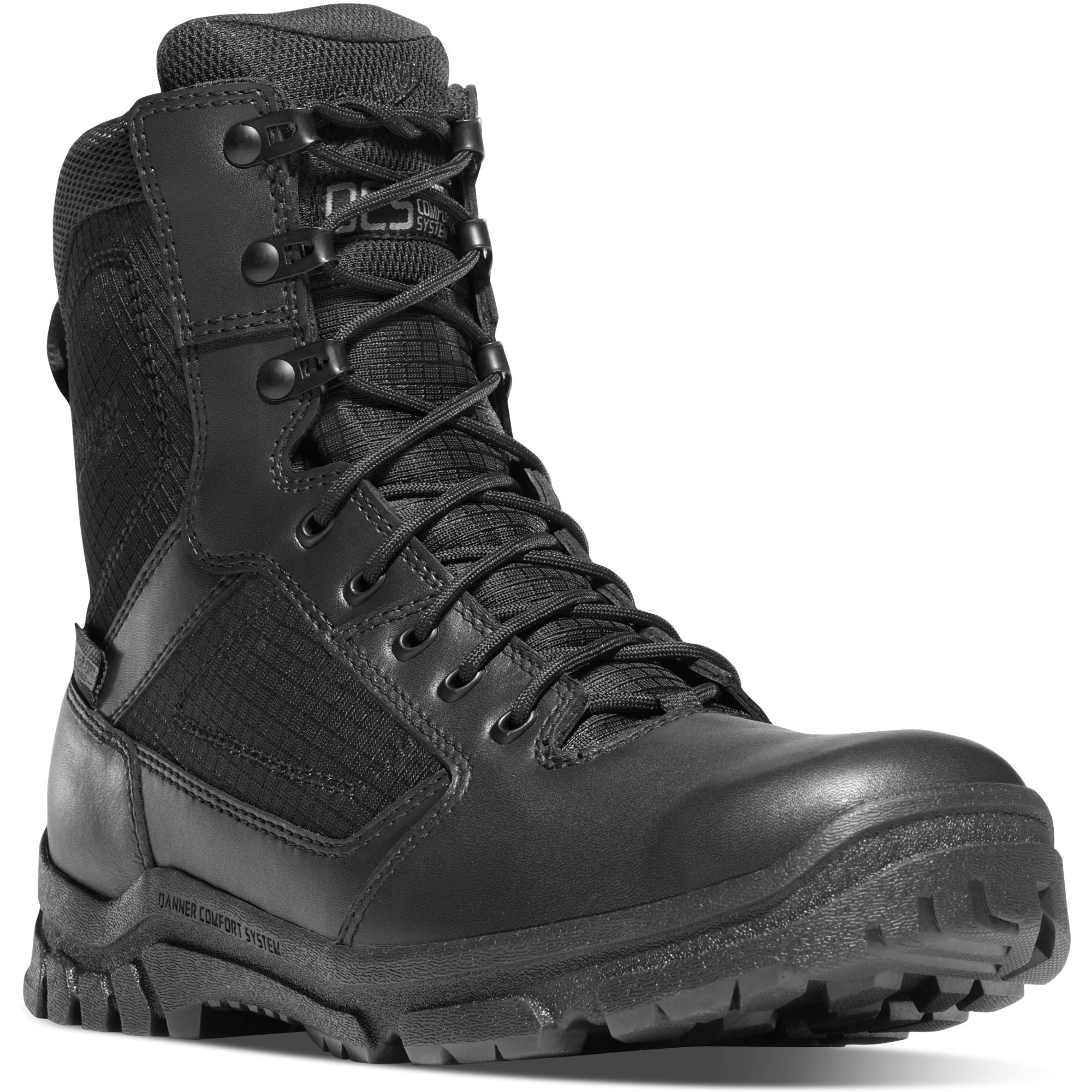 Danner Men's Lookout 8" Waterproof Duty Boot - Black - 23822 7 / Medium / Black - Overlook Boots