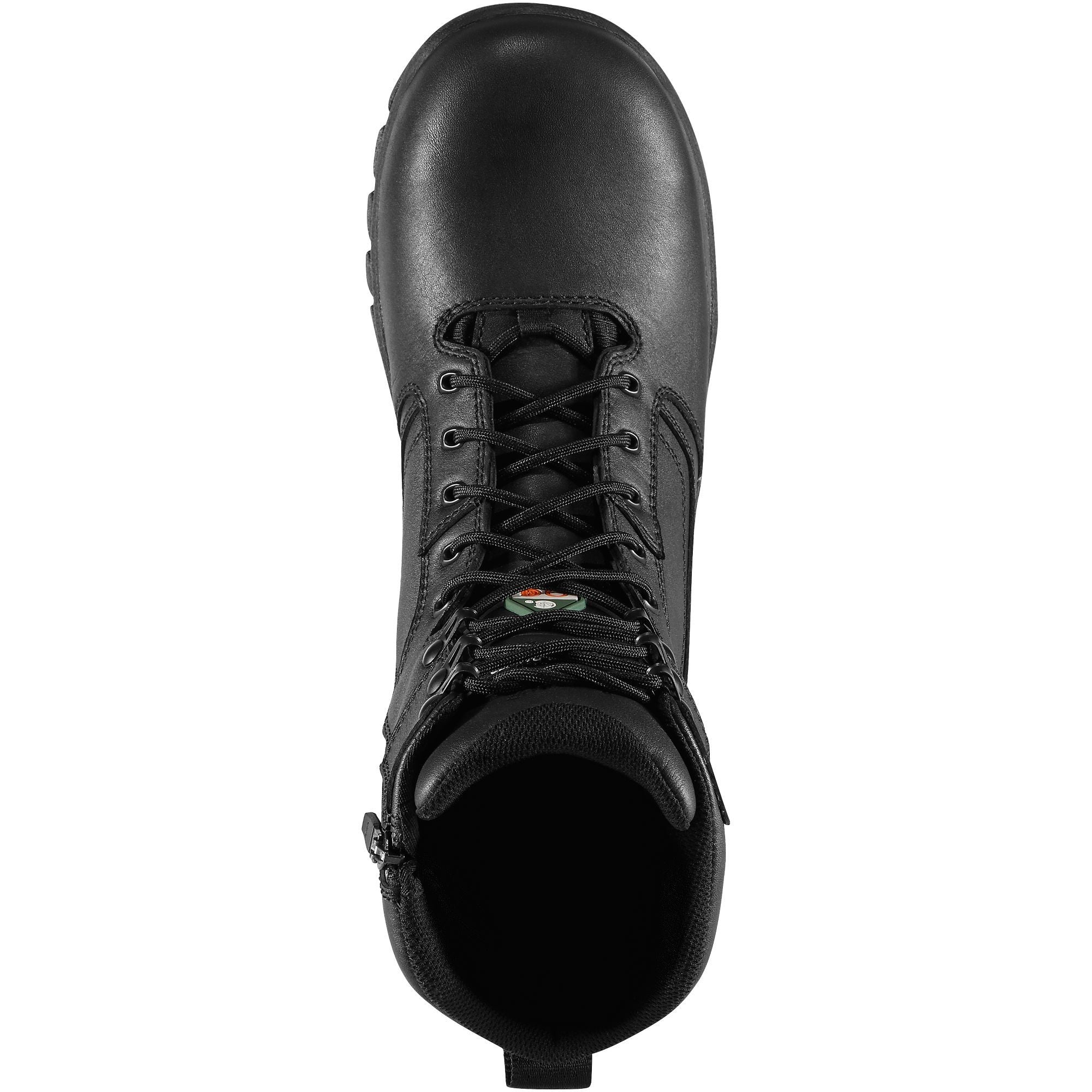 Danner Men's Lookout EMS 8" Side Zip Comp Toe WP Duty Boot Black 23826  - Overlook Boots